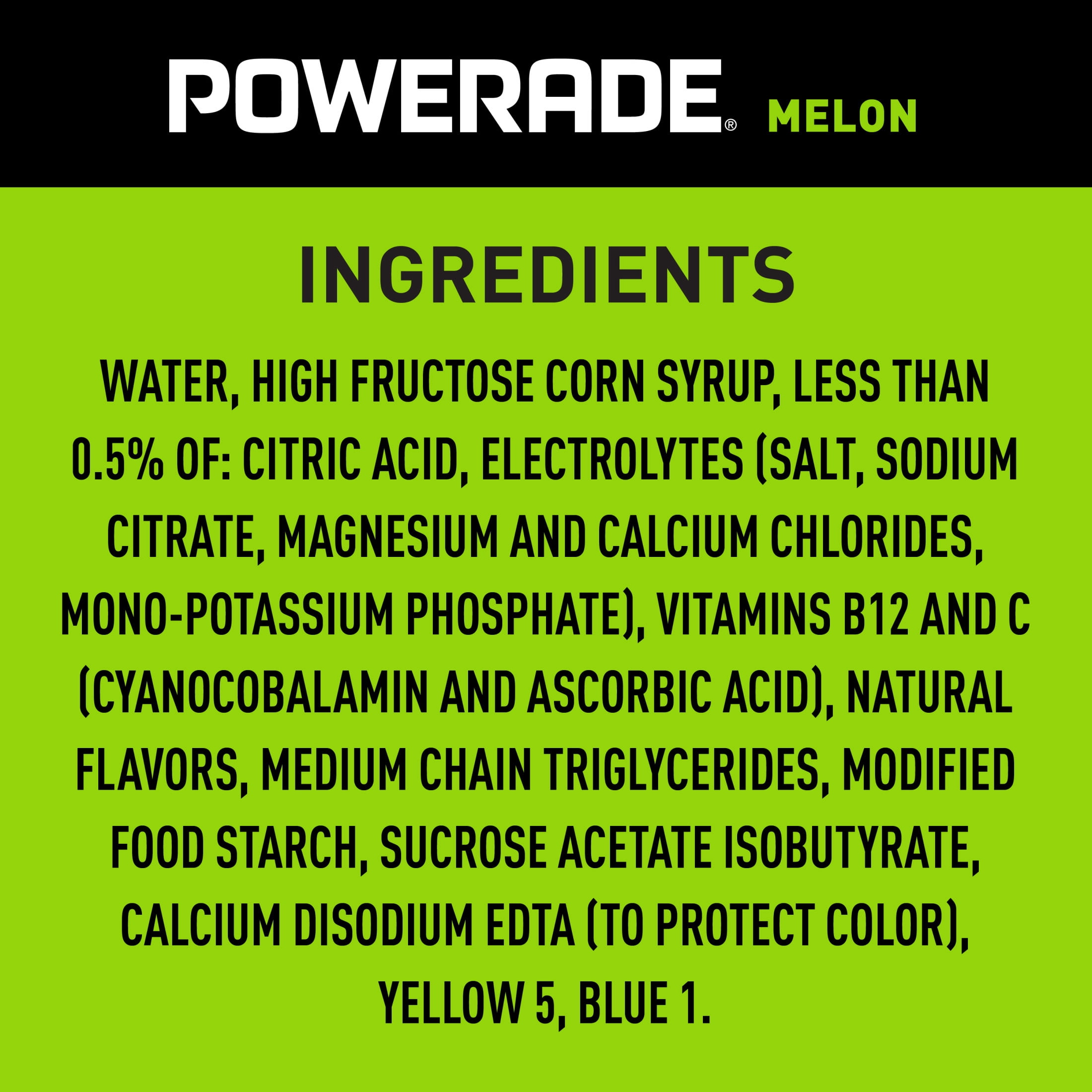 POWERADE Melon Electrolyte Sports Drink Bottle, 28 fl oz