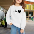 thumbnail image 6 of Mercatoo Girls Heart Graphic Crew Neck Sweatshirts Cotton Soft Oversized Pullover Sweatshirts Teen Kids Cute Long Sleeve Tops, 6 of 7