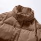 thumbnail image 4 of Puntoco Chaqueta De Algodón Cálida De Invierno De Dos Piezas De Color Sólido Con Cuello Alto Informal Para Hombre, 4 of 6