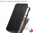 thumbnail image 5 of Dteck for Google Pixel 6 Pro Case, Premium PU Leather Flip Folio Wallet Shockproof Case with Card Slot Magnetic Closure Cover, black, 5 of 7