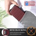 thumbnail image 5 of Funda con textura de cuadrícula y cordón para Samsung Galaxy A54 5G (negra), 5 of 5
