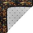 thumbnail image 3 of DouZhe Tapis de Zone Motif Maya Mexicain Antidérapant Lavable en Machine, Tapis de Sol Style Texture Blocs Maya, 63x48 Pouces, 3 of 6