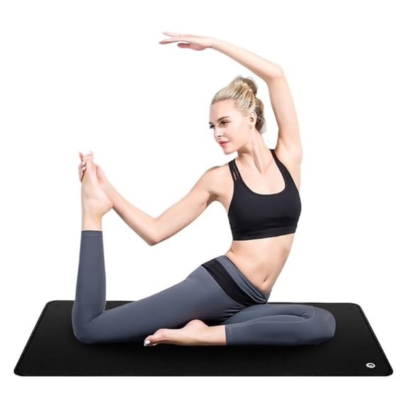 Grounding Mat for Yoga, Sleep, Stress Relief - Black