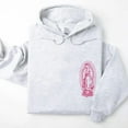 thumbnail image 3 of Virgen de Guadalupe Hoodie, Unisex Religious Pullover, Classic Cotton Printed Hoodie for Men and Women, Spiritual Gift Apparel, 3 of 7