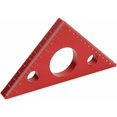 thumbnail image 1 of Regla de ángulo de aleación de aluminio de 45 grados, regla triangular métrica en pulgadas, herramienta de diseño cuadrado, herramienta multifunción cuadrada de carpintero para taller de carpintería, 1 of 5