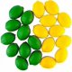 thumbnail image 4 of 20 PCS Artificial Lemons and Limes Fake Fruit Lemons for Home House Kitchen Party Decoration, 3' X 2'yellowgreen, 4 of 4