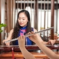 thumbnail image 2 of Miangastore Classical Dizi Flute Set Stainless Steel Chinese Traditional Musical Instrument Portable Metal Woodwind Instrument for Beginners, 2 of 8