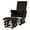 Brown, variant on YYAo Baby Nursery Relax Rocker Rocking Chair Glider and Ottoman Cushion Set-Brown