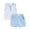 H05 Light Blue, variant on HCNTES Baby Boy Tank Outfit Toddler Baby Boy Clothing Set 12 18 24 Month 2T 3T Summer Clothing Stripe Knit Sleeveless Vests Shirts Shorts Set