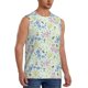 thumbnail image 2 of Balery Honey Bees And Flowers Camisetas sin mangas para hombre, absorbe la humedad y protege contra el mal olor.-XX-Large, 2 of 7