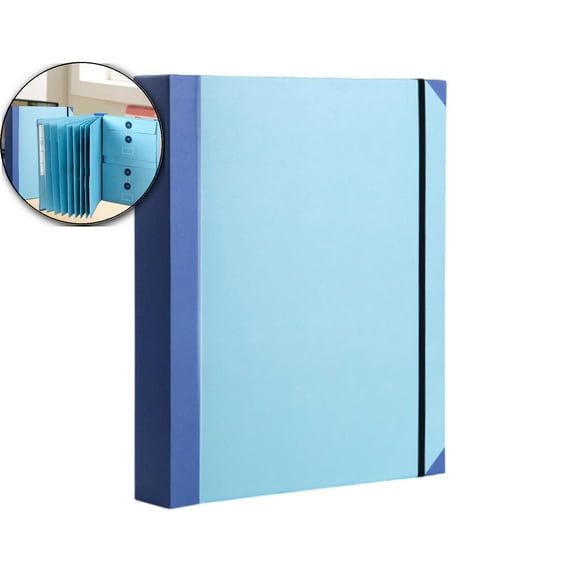 Important Document Organizer, Personal Binder Organizer with Labels Accordion File Stylish Binder for Storing Important Papers, Certificates, Passports, Photos, and Letters