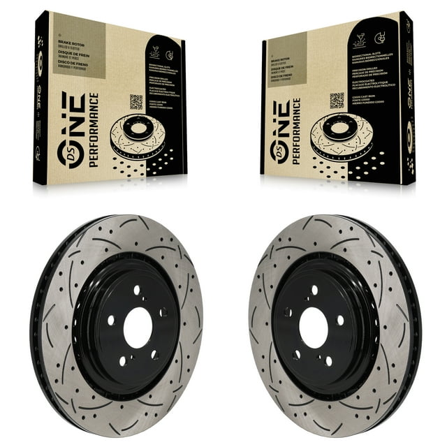 DS-One Rotor de Frein à Disque Foré à l'Avant pour Voiture Toyota Highlander Lexus RX350 RX350h KD-100694
