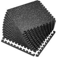thumbnail image 1 of .;; Thick Sq Ft Rubber Top Exercise Equipment Mats High Density EVA Foam Mats with Rubber Top Interlocking Gym Flooring for Home Gym Protective Workout Mat /G, 1 of 9