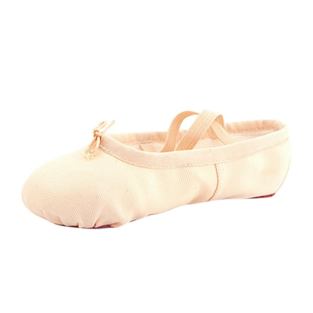 GDREDA Chaussures pour Enfants Chaussures de Danse Chaussures de Danse Chaudes Ballet Performance Chaussures d'Intérieur Chaussures de Yoga Chaussures de Danse Espadrilles de Mode pour Filles B, 4.5-5 Ans