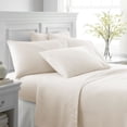 thumbnail image 6 of Becky Cameron Solid Microfiber Sheet Sets, King, Beige, 6-Pieces, 6 of 10