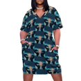 thumbnail image 2 of Annie Lennox Eurythmics Sweet Dreams vestido de noche holgado con bolsillo ropa para mujer vestido de verano, 2 of 7