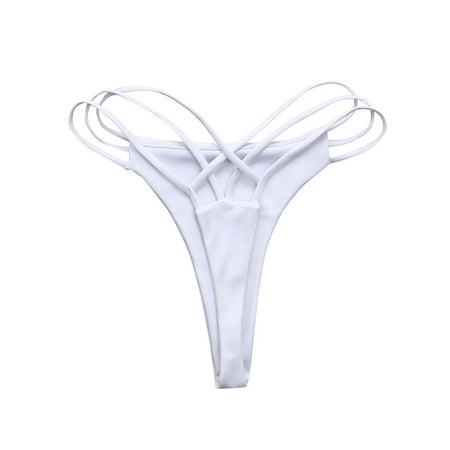 Relanfenk Swim Shorts for Women Bottoms Bikini Swimwear Cheeky Thong V Trunks Swimsuit Shorts