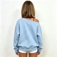 thumbnail image 5 of mgoYE Cute Sweatshirts for Teen Girls Solid Lightweight Off The Shoulder Tops Pullovers Long Sleeve Y2K Loose Fit Tunic Tops, 5 of 5