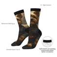 thumbnail image 4 of Vsdgher Forest Creek Cute Dog Crew Socks for Men & Women, Breathable Casual Athletic Ankle Socks, 4 of 6