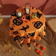 thumbnail image 5 of PRETXORVE Halloween Decor, Fall Decor, Halloween Tablecloth Scary Pumpkin Ghost Tablecloth orange Tablecloth Suitable for Heat- Kitchen Table Holiday indoor and Outdoor, 5 of 7