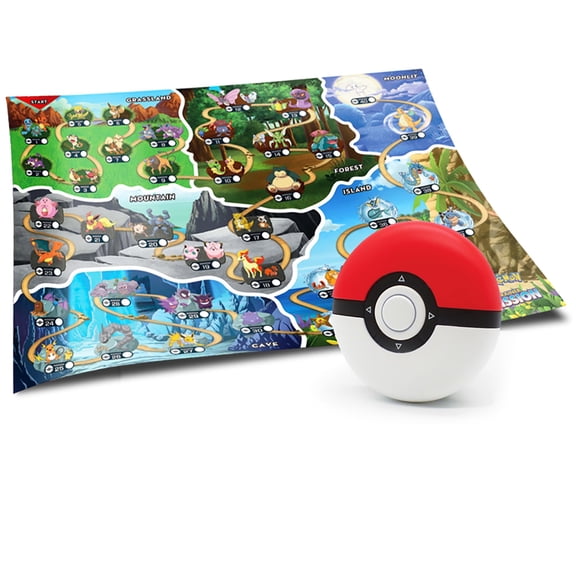 Pokémon: Trainer Mission - Electronic Detector Will Guide You On 40 Missions, Voice & Light Instructions, Collect 65 Pokemon, Trainer Map, Kids 5 