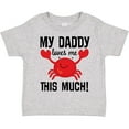 thumbnail image 3 of Inktastic Daddy Loves Me Childs Crab Boys or Girls Toddler T-Shirt, 3 of 5
