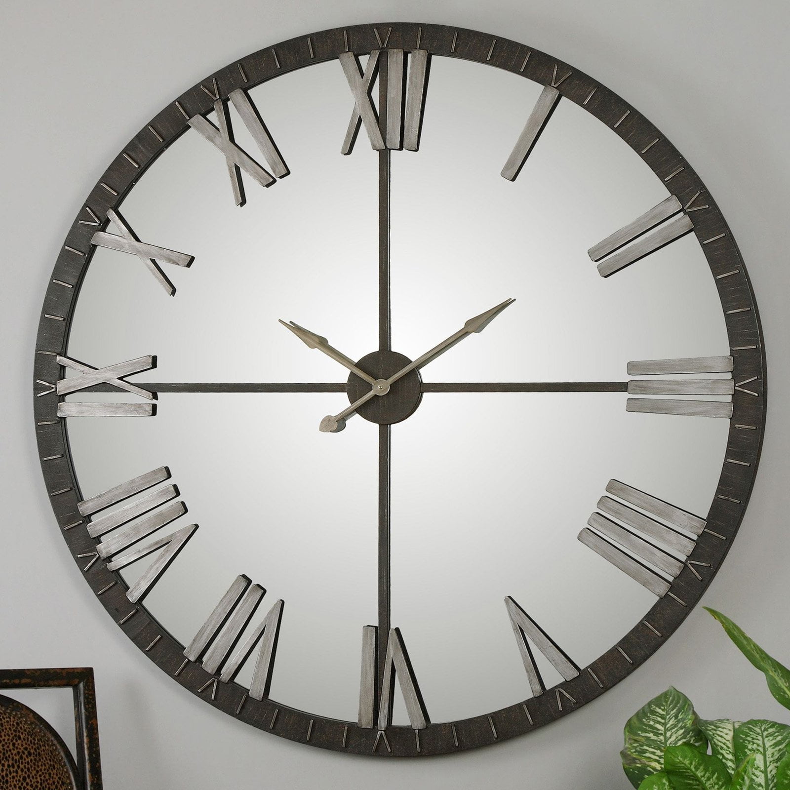 Uttermost Amelie 60 In Large Wall Clock Large Wall Clock
