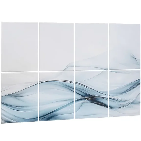 8 Pack Soundproof Acoustic Panels 47.24x23.62 inches Self-Adhesive Decorative Sound Absorbing Wall Tiles Perfect for Home Office Studio Gaming Room Theater