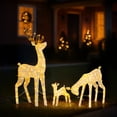 thumbnail image 5 of Ktaxon Lighted Christmas Decor 5ft Deer Family Set for Outdoor Yard Decoration w/ LED Lights, 5 of 13