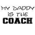 thumbnail image 2 of CafePress - My Daddy Is The Coach Infant Bodysuit - Baby Light Bodysuit, Size Newborn - 24 Months, 2 of 4