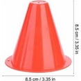 thumbnail image 2 of Apuakthei 10 piezas Cono de señalización, soporte de marcador de plástico, accesorios para conos de fútbol 850850cm (rojo), 2 of 4