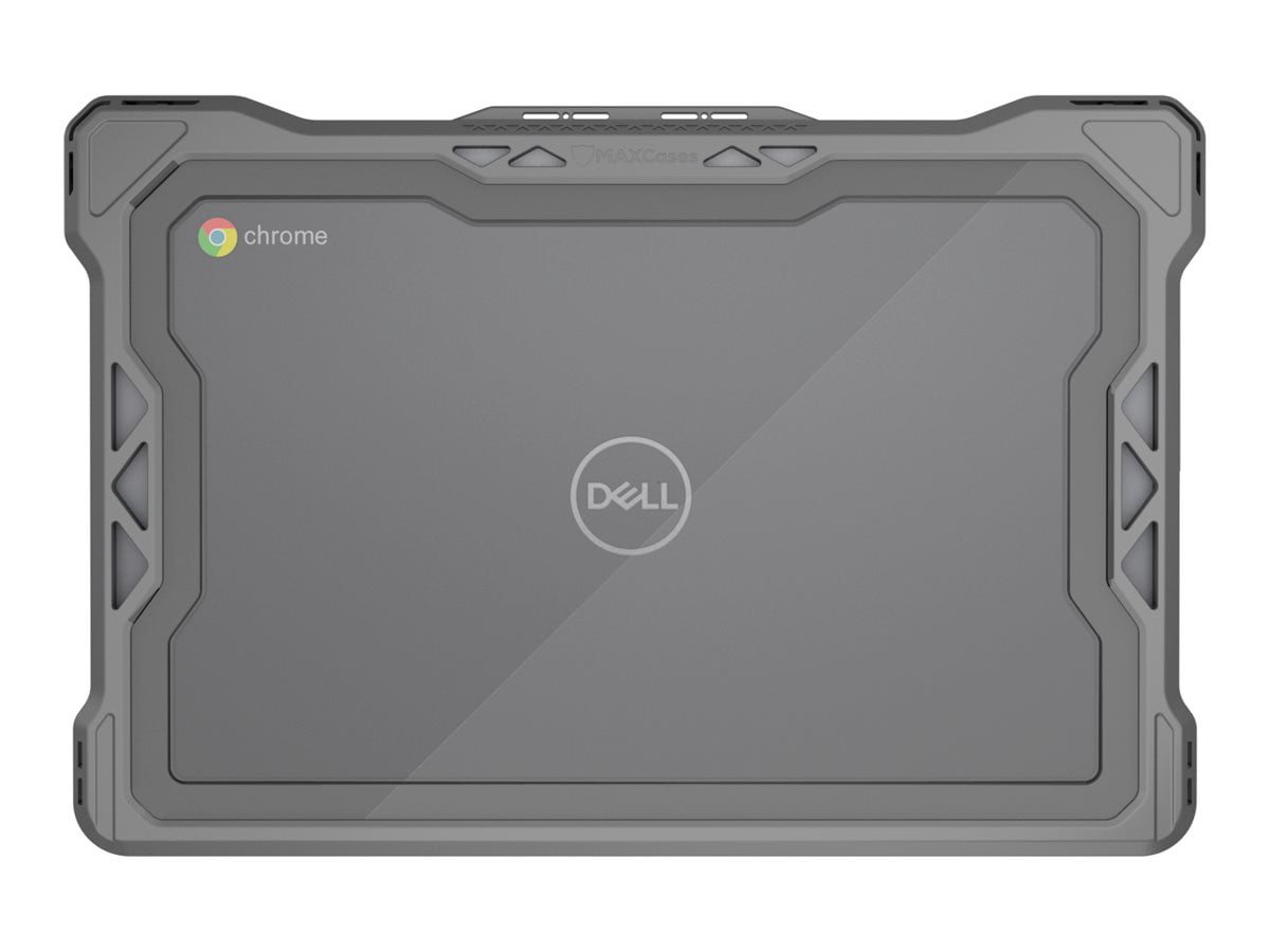 MAXCases Extreme Shell-F Slide Case for Dell 3100/3110 Chromebook Clamshell [Gray/Clear] (dl-esf-3110-gry)