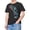 Black, variant on Kids Lizard Graphic T-Shirt Short Sleeve Crewneck Casual Cotton Top Yellow 12-13 Years
