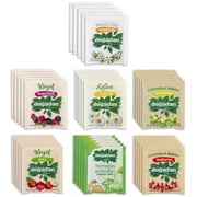 Assorted Turkish Tea Bags Sampler - Tea Gift Box 7 Flavors 35 Tea Bags - Apple, Fruit, Mint, Herbal Tea Variety Box