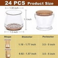 thumbnail image 2 of Protecteurs de Pieds de Chaise, 24 Pcs en Silicone, 2 of 4
