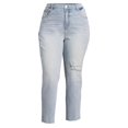 thumbnail image 5 of Terra & Sky Women's Plus Size Curvy Jeans, 5 of 5