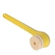 thumbnail image 4 of Cepillo eléctrico de baño exfoliante multifuncional con 6 accesorios, rotación automática para ducha, baño, limpieza profunda, color amarillo, 4 of 14
