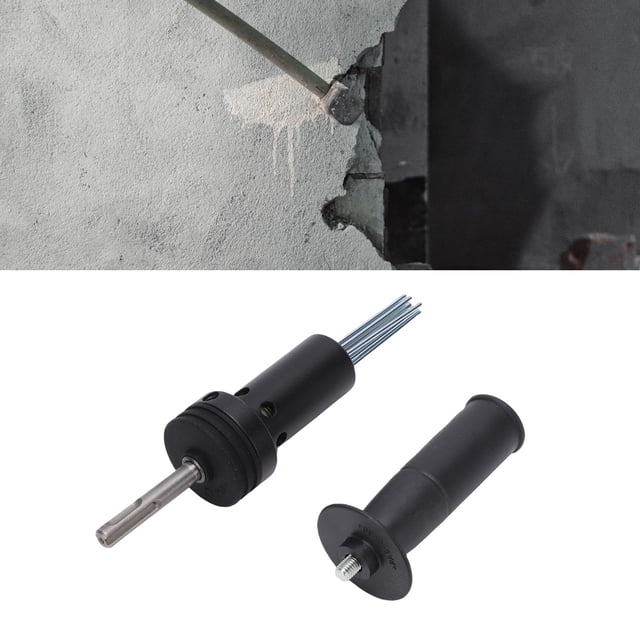 Martillo Martillo Eléctrico Accesorio De Escalador De Aguja Vástago Redondo 2 Hoyos 2 Ranuras Martillo Eléctrico Adaptador De Escalador De Aguja Para Eliminación De Oxidación
