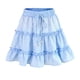 thumbnail image 1 of Falda de playa con volantes florales para niñas y mujeres, minifalda acampanada de cintura alta para niñas Monstrate FS11181-07, 1 of 7