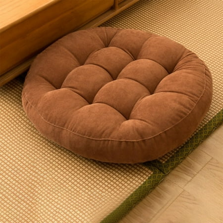 

YiBai Chair Cushion Solid Color Seat Cushion Thickened Soft Corduroy Filled Chair Cushion Suitable For Kitchen Dining Chair Patio Cushion Coffee for Father Dad