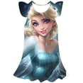 thumbnail image 2 of Disney Frozen Girls Elsa princesa vestido niños disfraz 3D Frozen Fancy 2-10 años fiesta de cumpleaños Disney Elsa vestido niño ropa 7T Gao Jinjia LED, 2 of 2