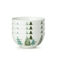 thumbnail image 2 of Lenox Balsam Lane 28 oz Round White & Green Porcelain Tableware Bowl (4 Count), 2 of 11