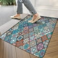 thumbnail image 3 of Retro Door Mat, 17 X 30 Inch Boho Vintage Pattern (1) Welcome Doormat Decorative Home Floor Mat, Non Slip Rubber Back and Strong Water Absorption for Outdoor Indoor Entrance Decor, 3 of 6