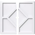 thumbnail image 1 of Ekena Millwork CMP34EY2-02000 34 Po. OD x 2 Po. ID Carré Embry Grade Architectural PVC Médaillon de Plafond Contemporain - 2 Pcs, 1 of 4