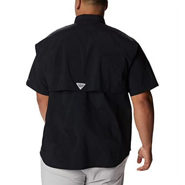 Columbia Men's Bahama II Short Sleeve Shirt, X-Large/Tall, Black