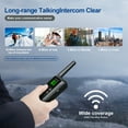 G200 FRS Walkie Talkie, Long Range, Rechargeable, HandsFree
