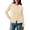 Beige, variant on Womens Fall Button Down Cardigans Knit Ruffle Open Front Cropped Cardigan Sweaters Soft Long Sleeve Tops,Beige,L