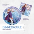 thumbnail image 4 of Decoración de fiesta Frozen Serves 16 con pancarta y mantel, 4 of 6