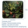 thumbnail image 5 of Tropical Plants Printed Square Desk Mat Mousepad, 8.3x9.8 Inch, Non-Slip Rubber Bottom, Suitable for Office and Gaming, 5 of 6