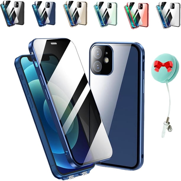 Funda de privacidad para teléfono Criteriont, funda para teléfono Criteriont, funda para teléfono Criteriont con protector de pantalla de privacidad, cubierta de vidrio templado con privacidad de 360